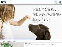 Tablet Screenshot of jdta.jp